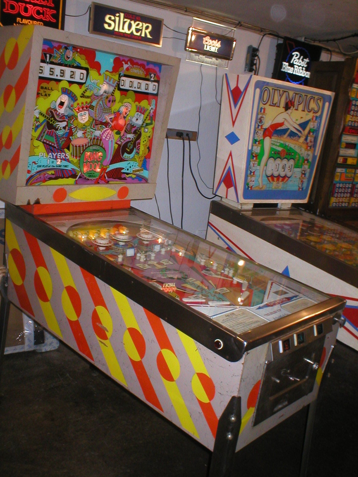 King Rock / King Kool Pinball Machine (1972) by D. Gottlieb & Co.