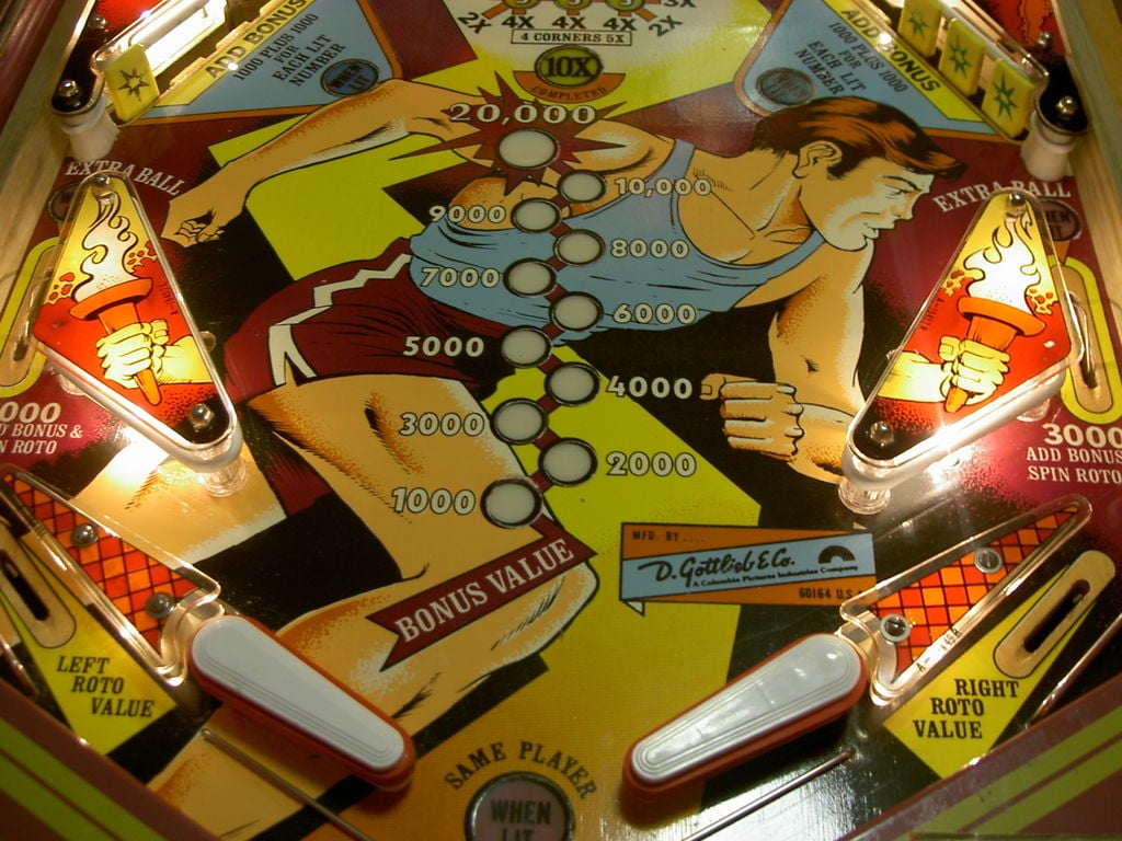 Torch Pinball Machine (1980) by D. Gottlieb & Co.