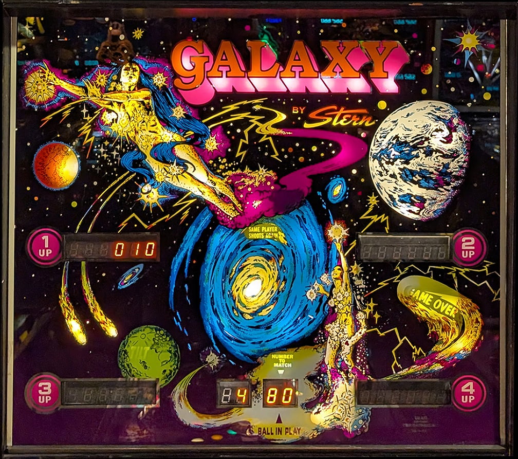 Galaxy Pinball Machine (1980) by Stern Electronics