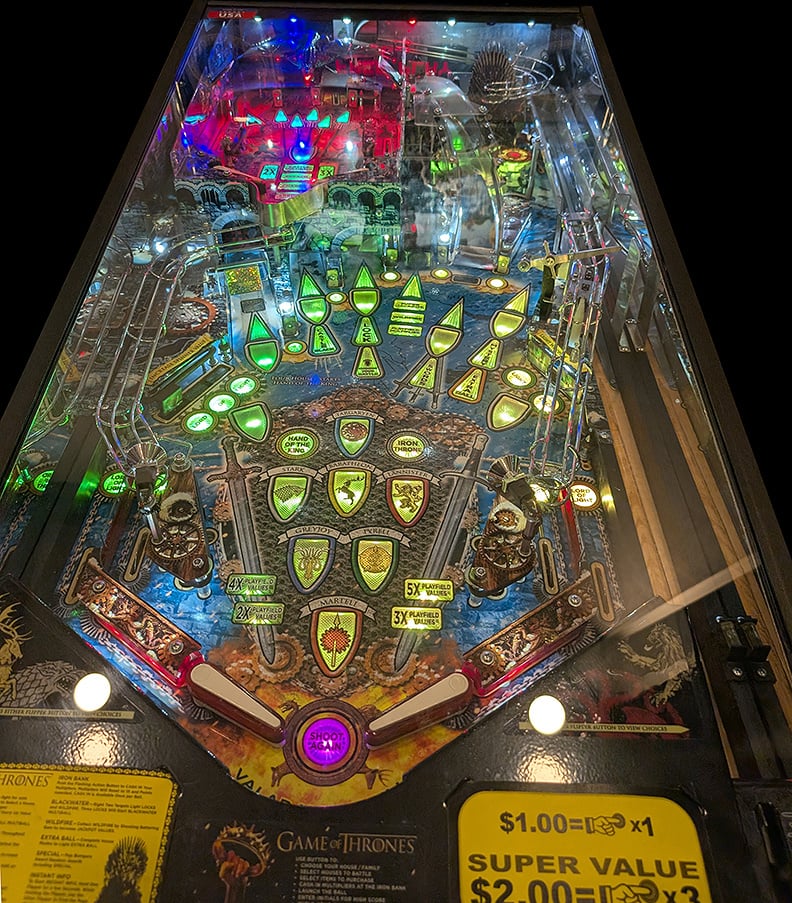 Game of Thrones Pinball Machine (2015) by Stern Pinball Inc.