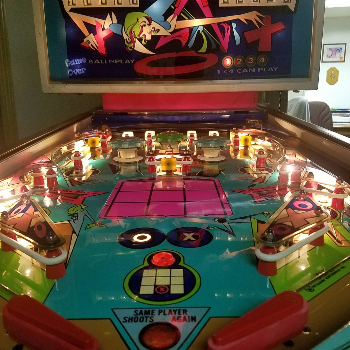 OXO williams pinball machine 1973
