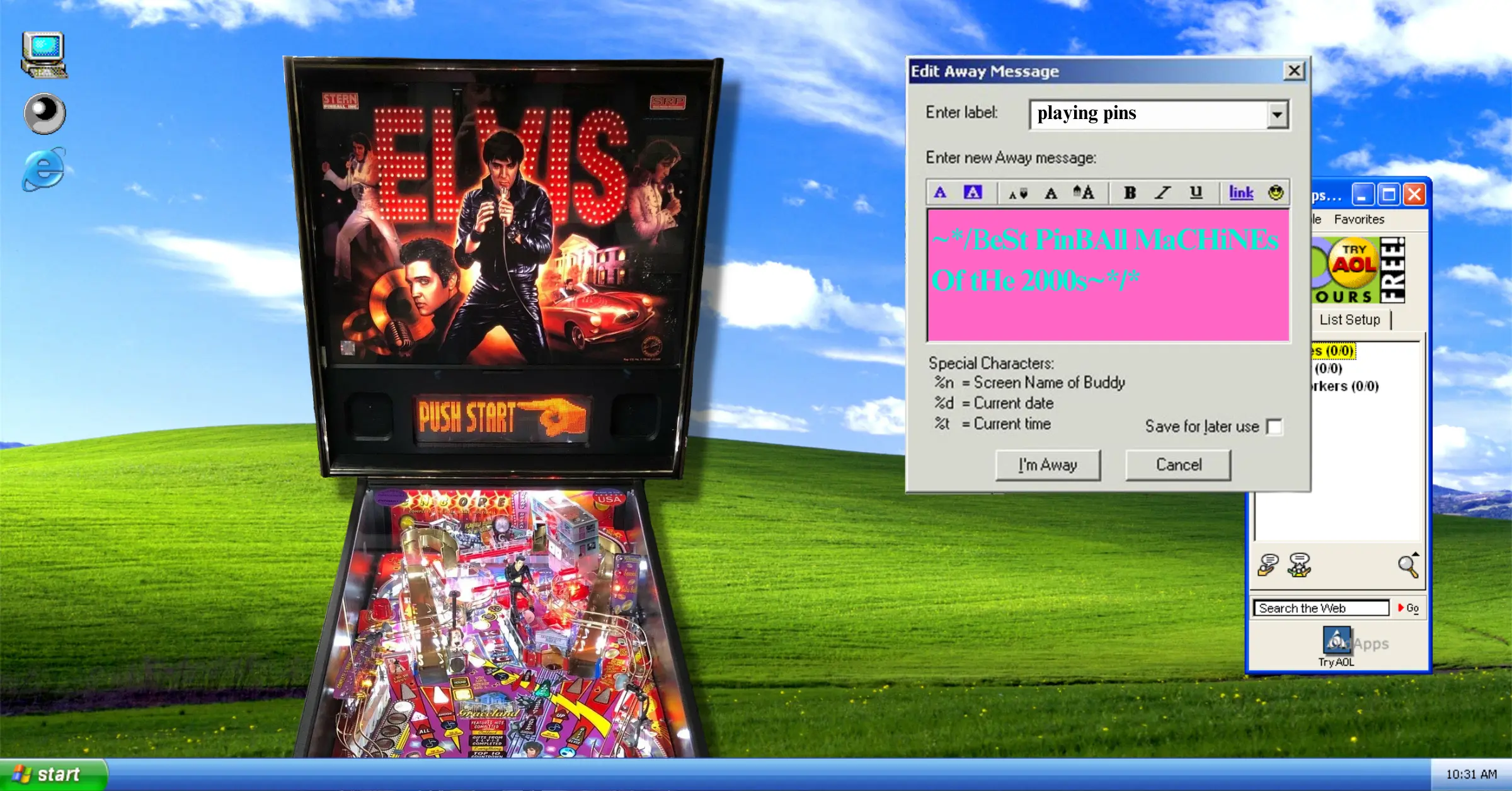 elvis pinball machine stern best of the 2000s
