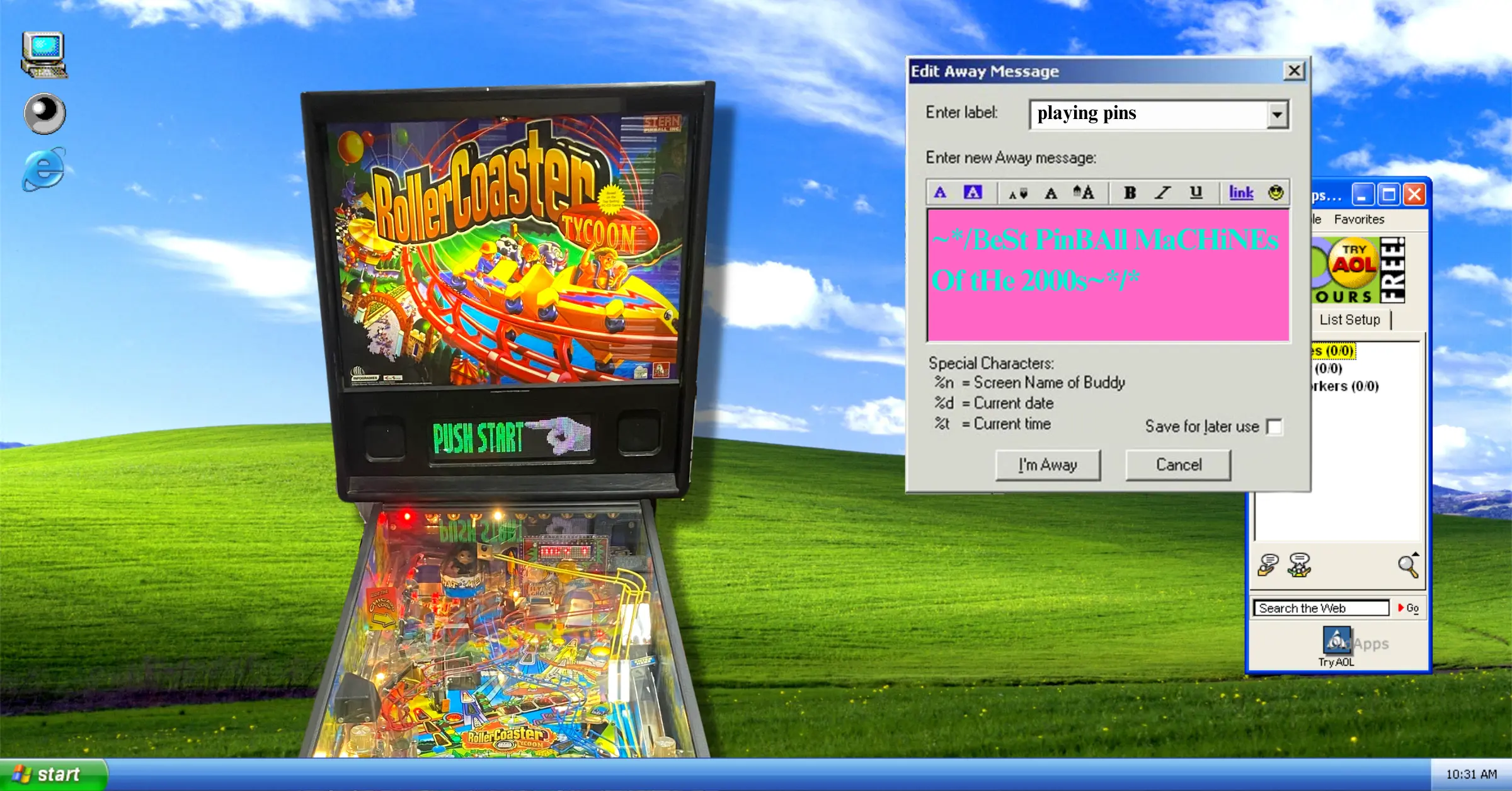 rollercoaster tycoon best pinball machines 2000s