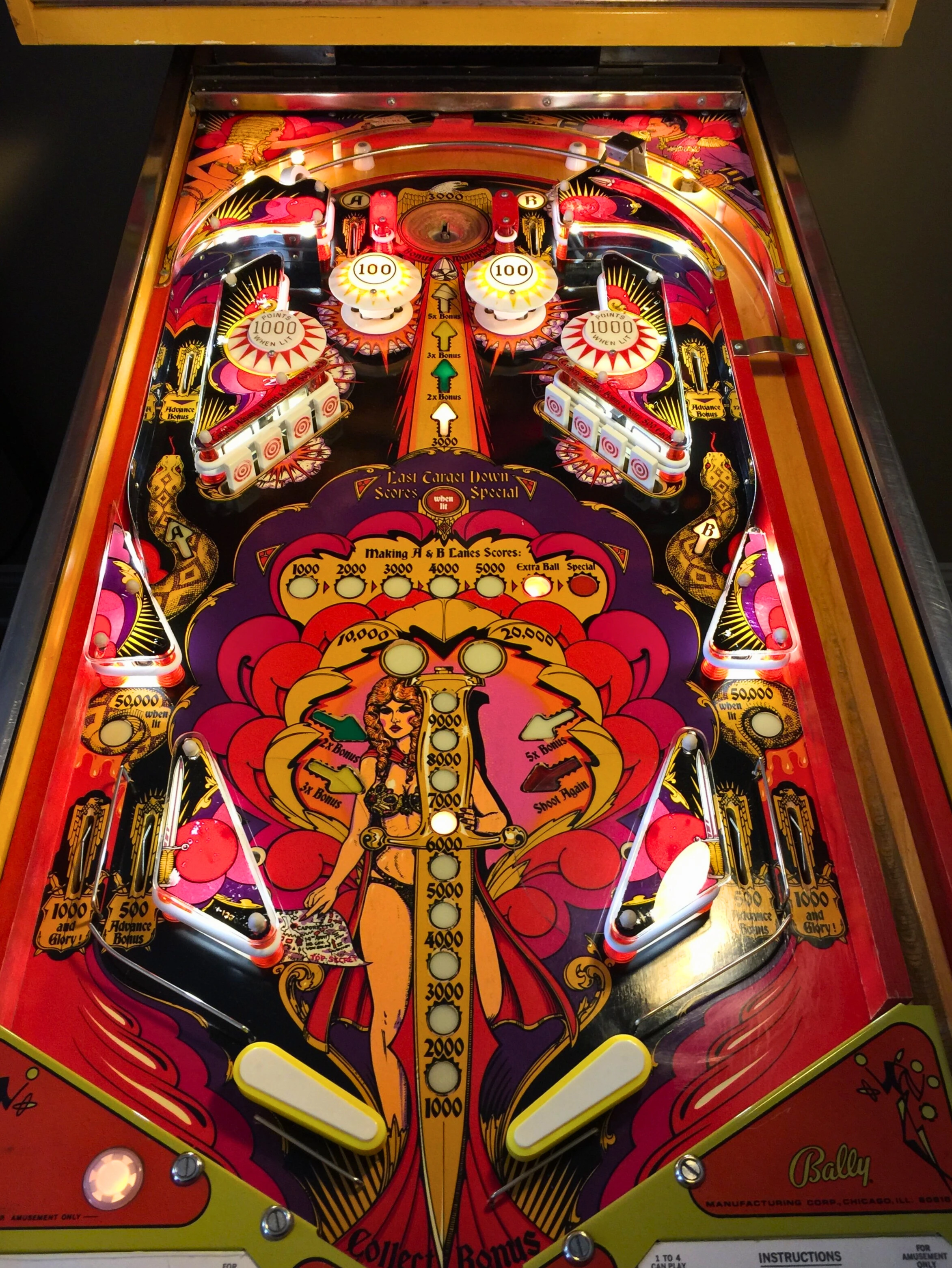 mata hari pinball tutorial playfield overview