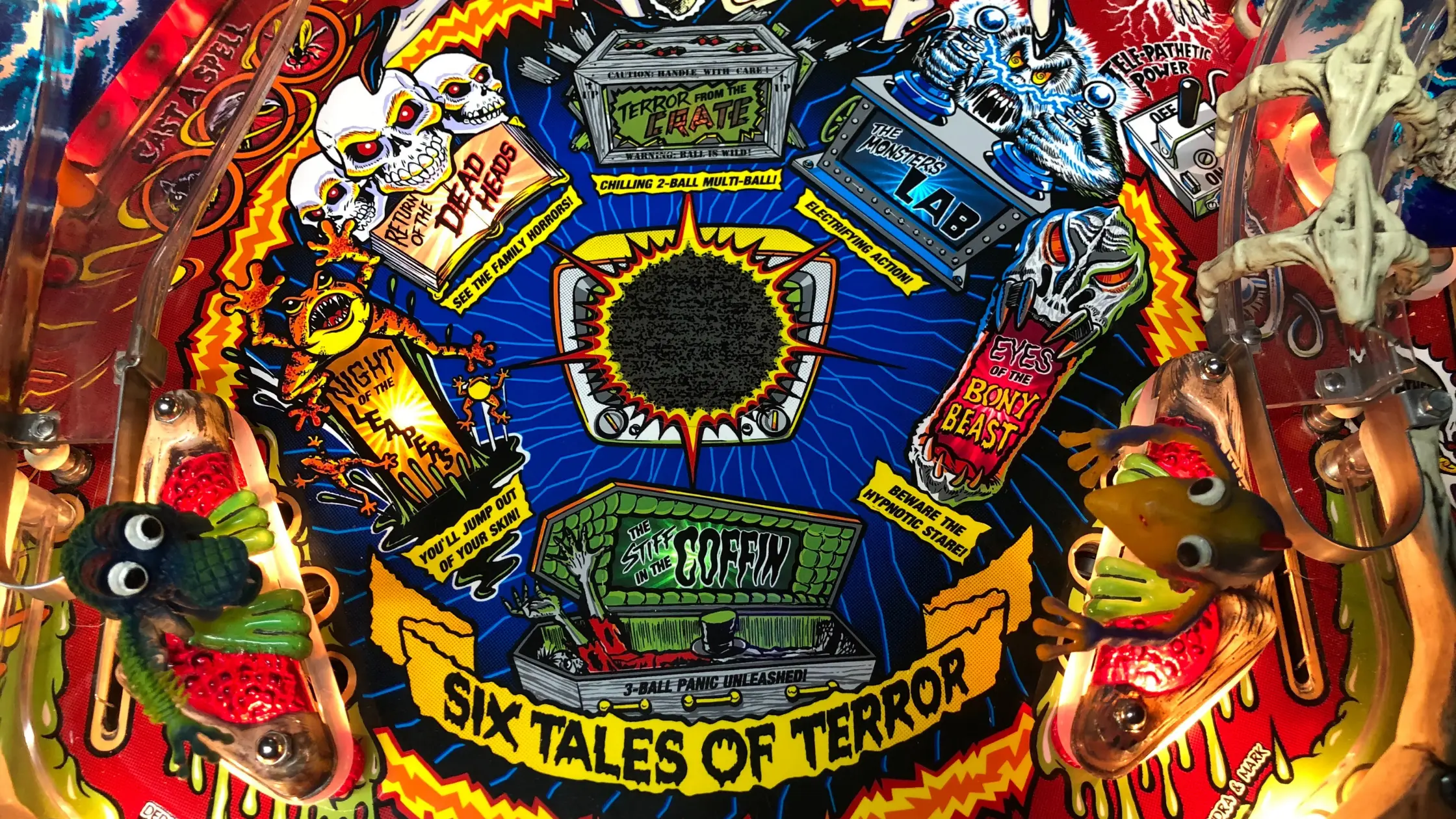 six tales of terror scared stiff pinball