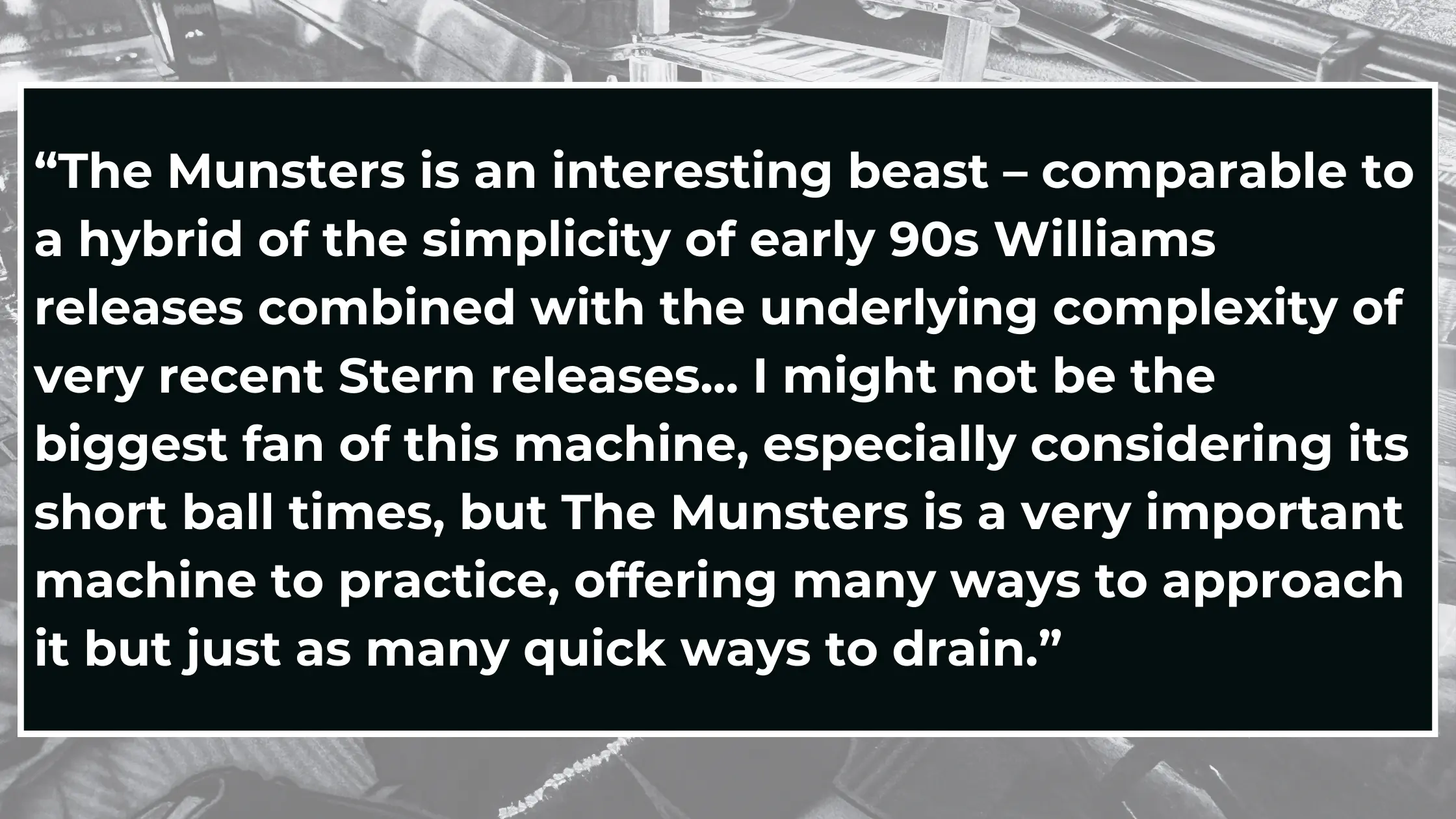 munsters pinball quote