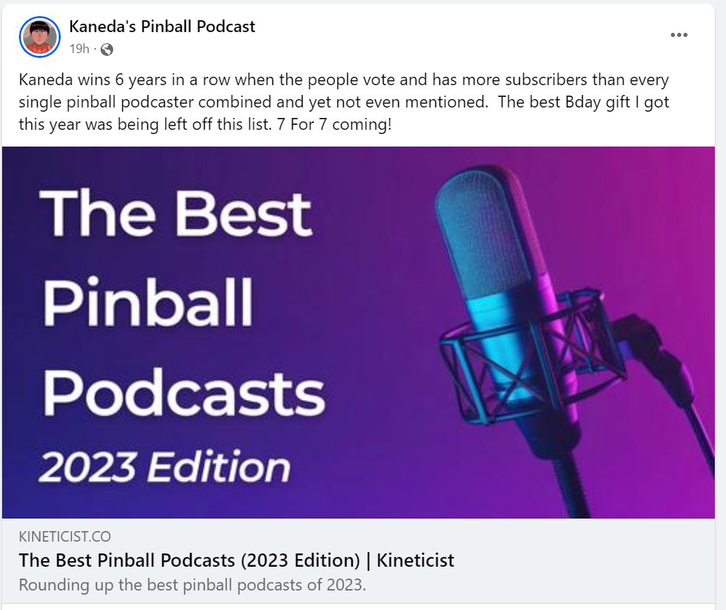 best pinball podcasts kaneda pinball podcast